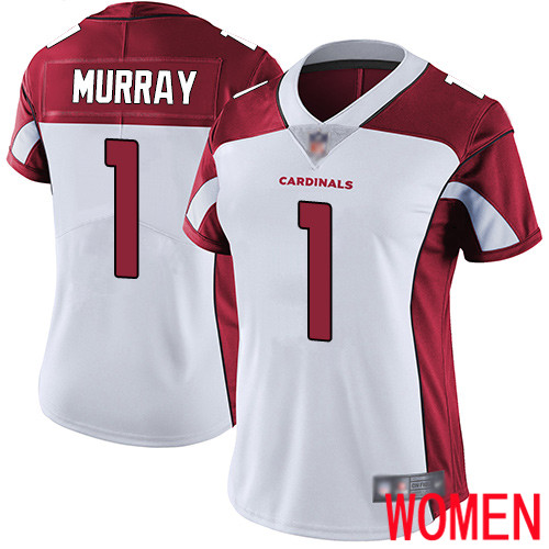 Arizona Cardinals Limited White Women Kyler Murray Road Jersey NFL Football #1 Vapor Untouchable->women nfl jersey->Women Jersey